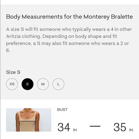 Aritzia Talula Lace Bralette size S - Picture 7 of 10